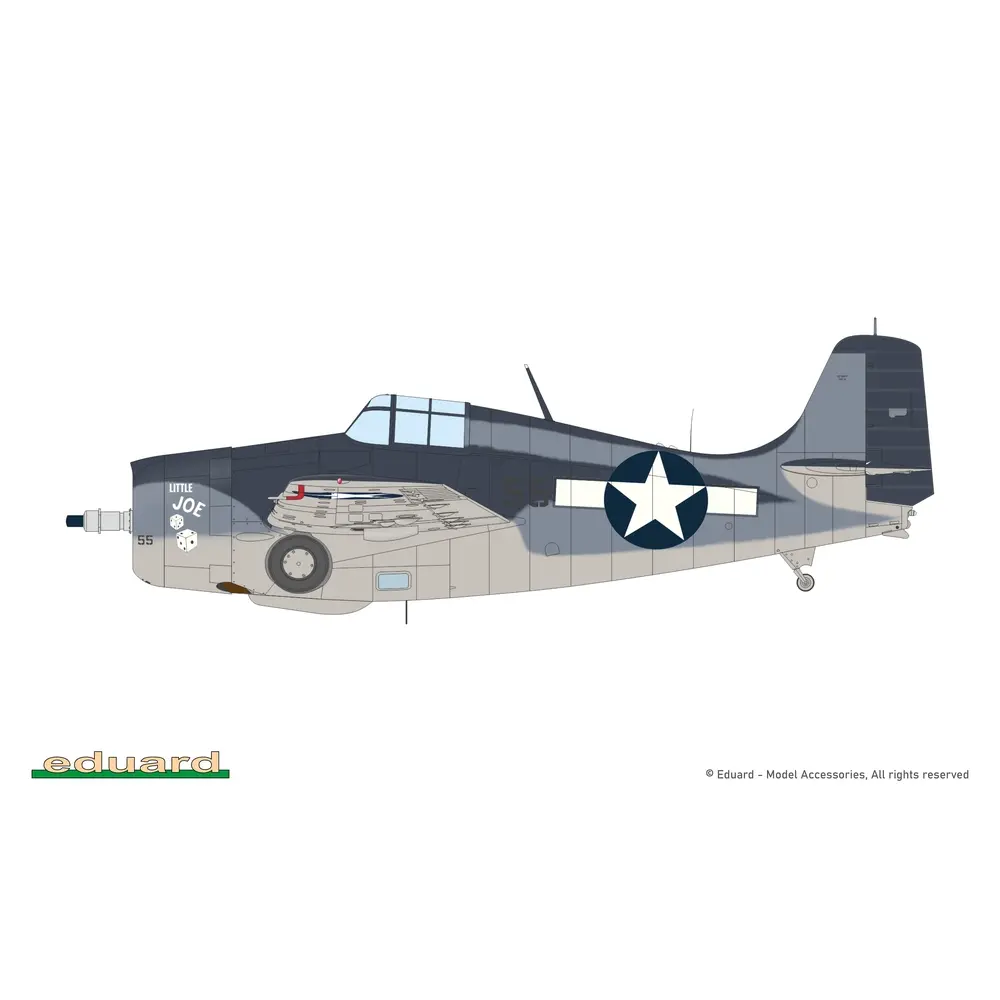 Avion F4F-4 Wildcat late - Eduard Plastic Kits 84204 - 1/48 - 3