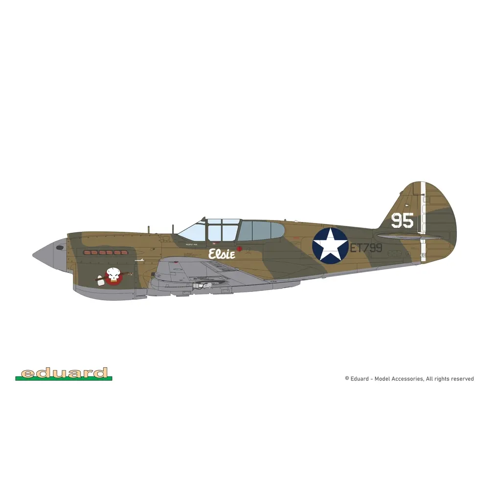 Avion P-40E Warhawk ProfiPack Edition - Eduard Plastic Kits 82241 - 1/48 - 4