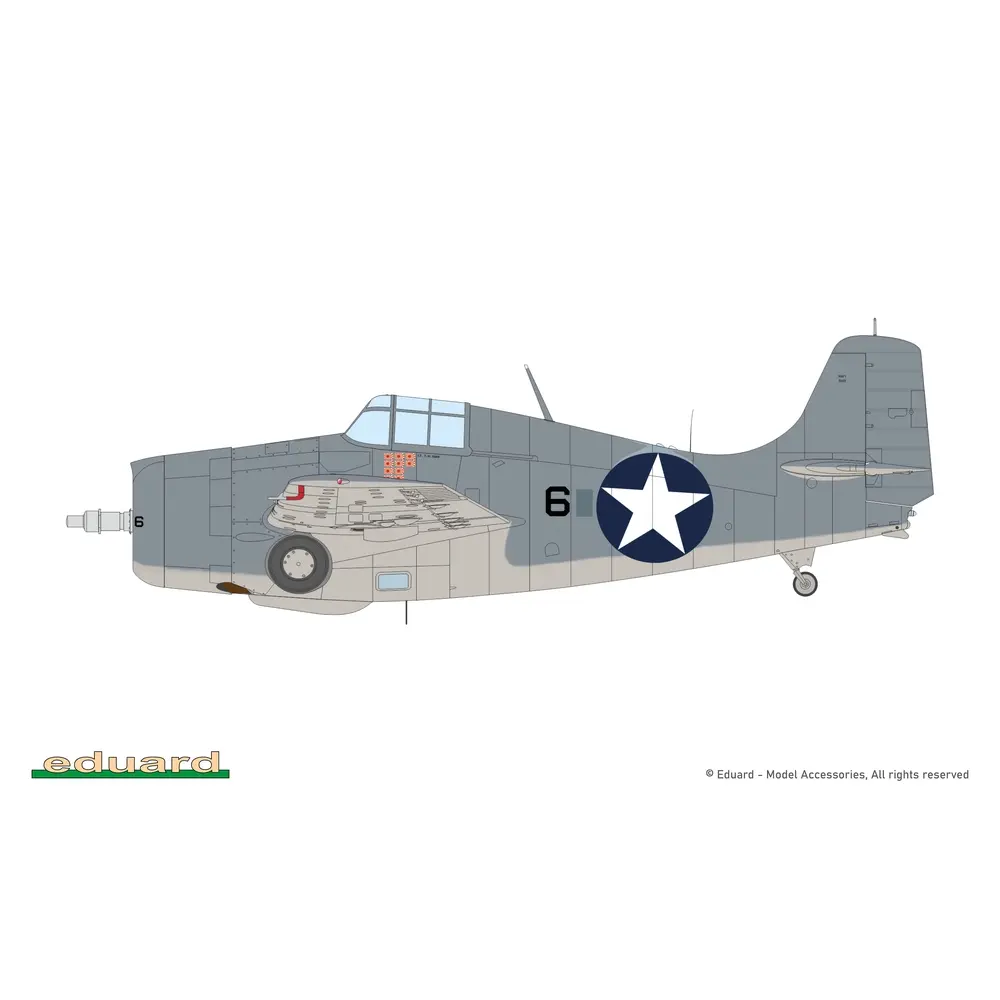 Avion F4F-4 Wildcat late - Eduard Plastic Kits 84204 - 1/48 - 6