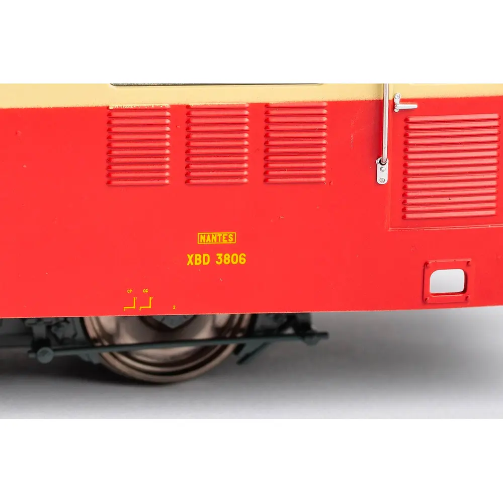 Autorail Picasso Modernisée XBD 3806 - CHREZO CH3800-03S - O 1/43 - SNCF - Dépôt Nantes - DCC SON - 5