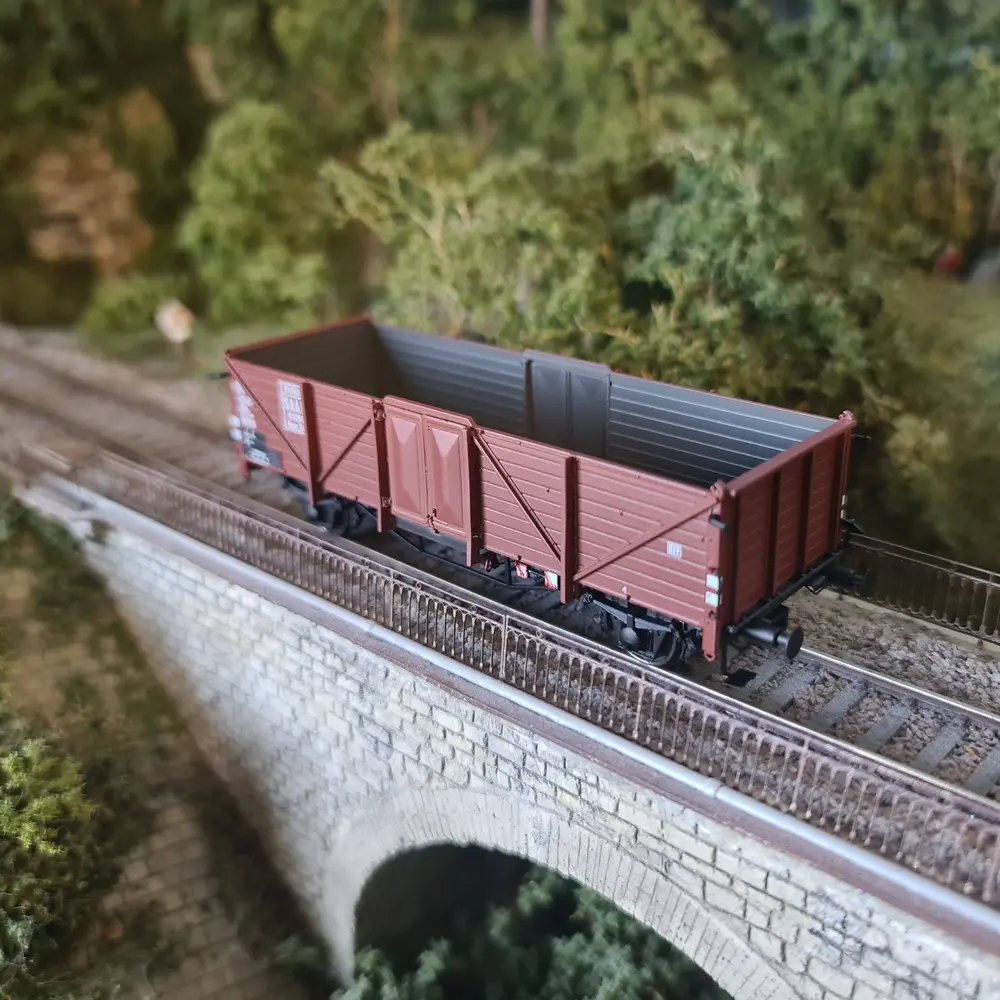 Wagon tombereau Klagenfurt SAAR EXACT-TRAIN 20336 - SNCF - HO 1/87 - EP III - 4