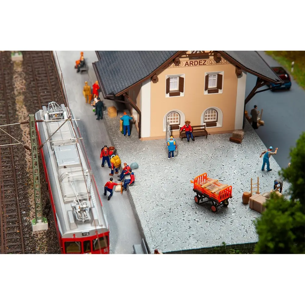 Gare d'Ardez miniature - FALLER 110144 - HO 1/87 - EP II - 400 x 148 x 115 mm - 5