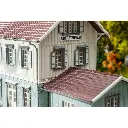 Gare d'Oberstenfeld éclairée - Faller 110138 - HO 1/87 - EP III - 182 x 104 x 138 mm - 6