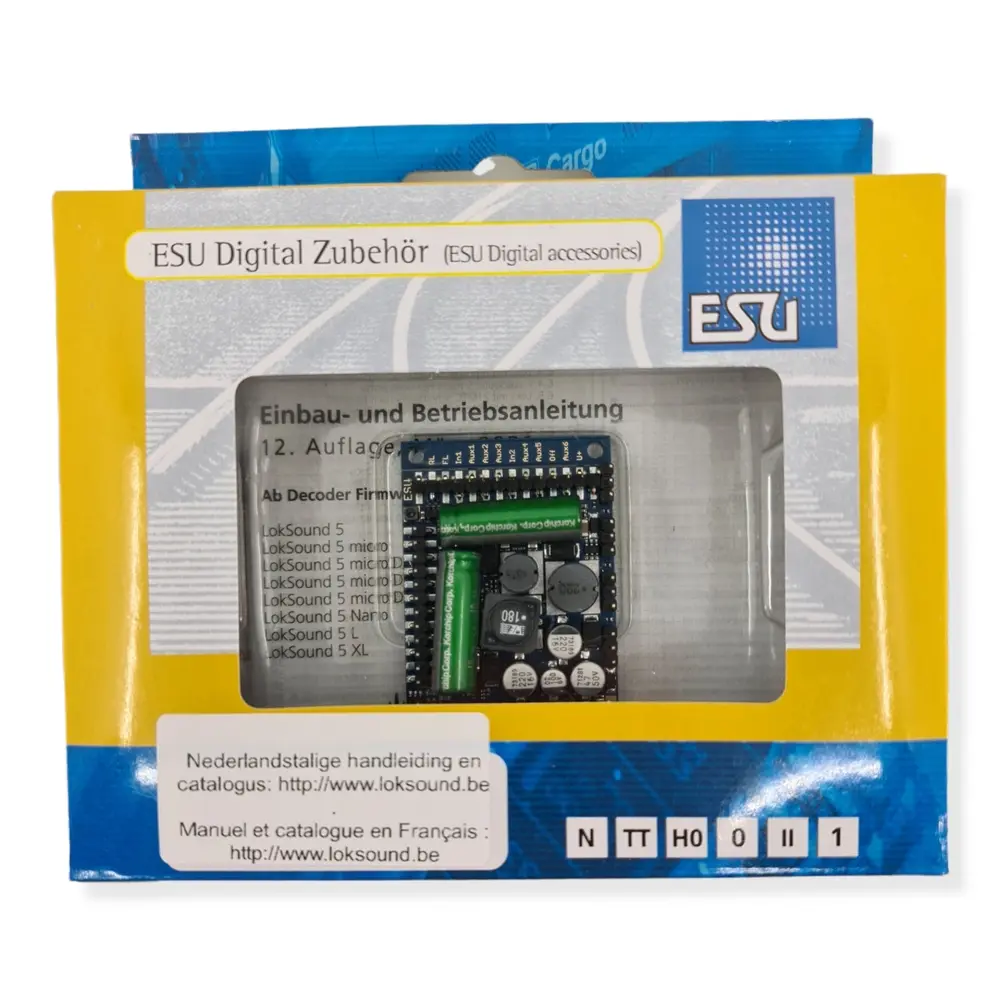 Décodeur sonore LokSound V5 XL Esu 58515 - engins à voie 1 - DCC / MM / SX / M4 - 5