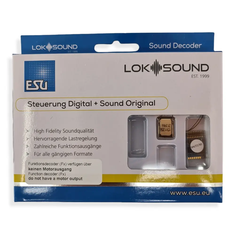 Décodeur sonore 21MTC V5 Esu 58210 - avec haut-parleur - NEM 660 - 7