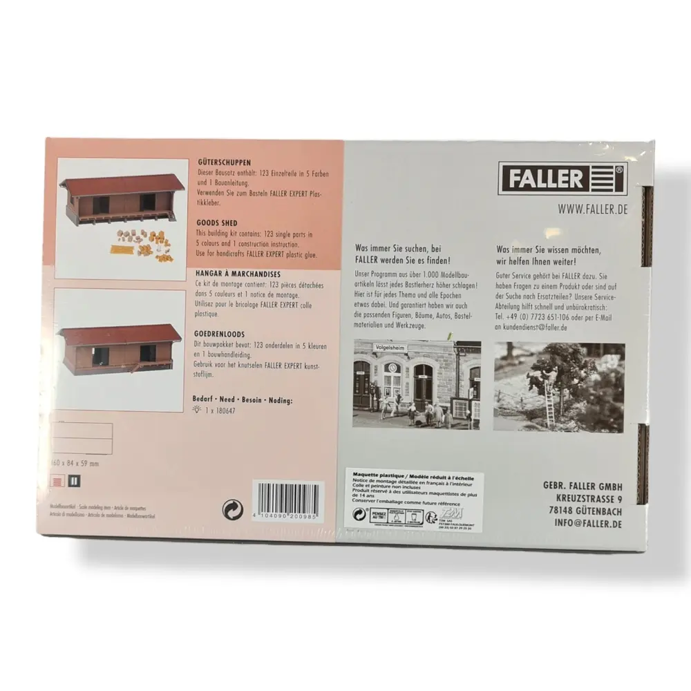 Hangar à marchandises - Faller 120098 - HO 1/87 - EP II - 5