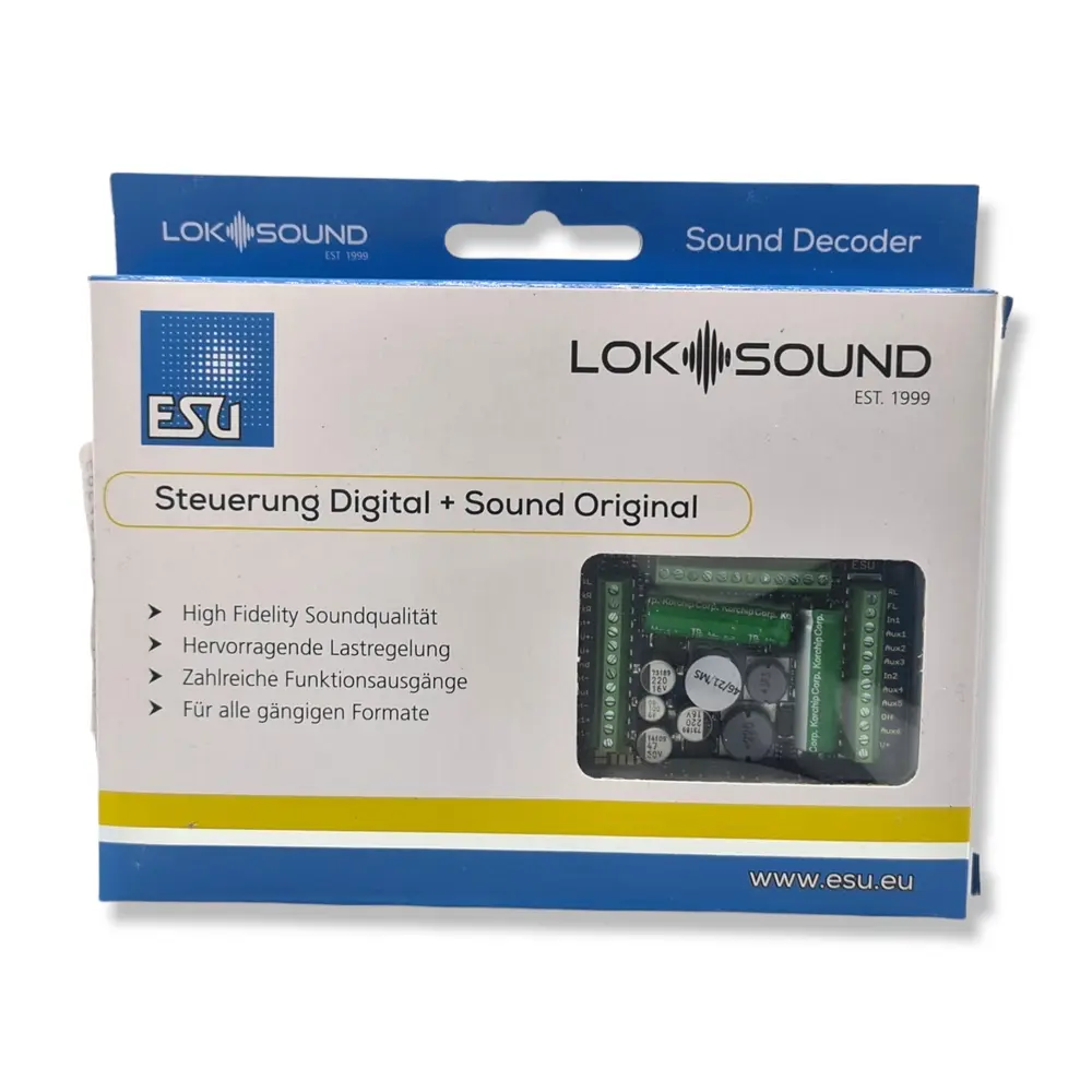 Décodeur sonore LokSound V5 XL Esu 58513 - engins à voie 1  - DCC / MM / SX / M4 - 5