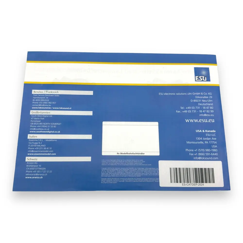 Catalogue Esu 2024 - Esu ES-CATDEP-2024 - 8 pages - 2