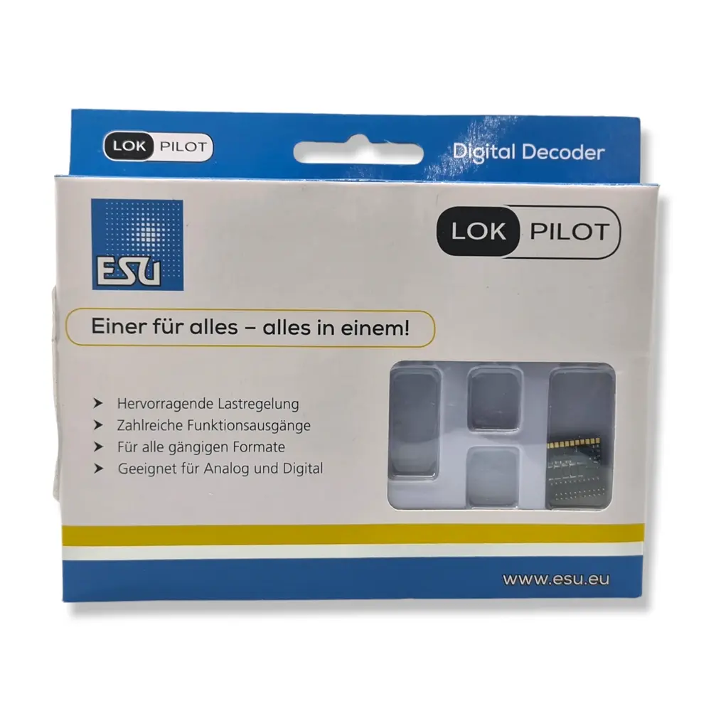 Décodeur LokPilot V5 Fx - Esu 59229 - HO 1/87 - DCC - 21MTC / NEM 660 - 2