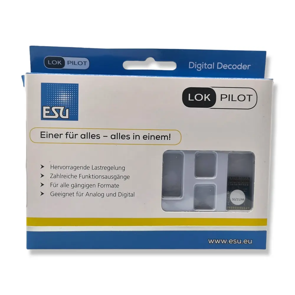 Décodeur LokPilot V5 Esu 59659 - HO 1/87 - DCC - 21MTC - 2