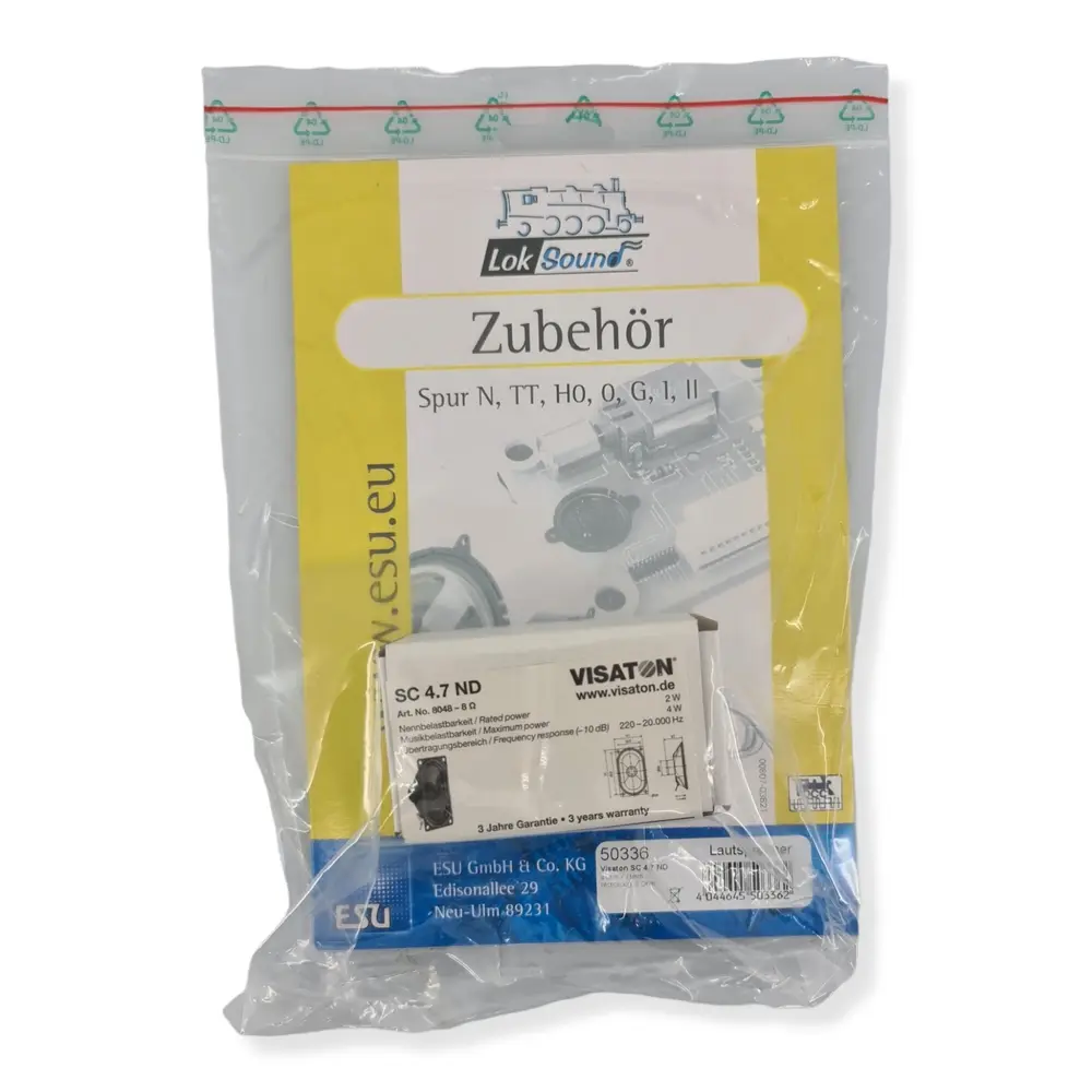 Haut-Parleur Visaton SC4.7ND 5,41x70mm, 8 ohms ESU 50336 G 1/ 22.5 - 3