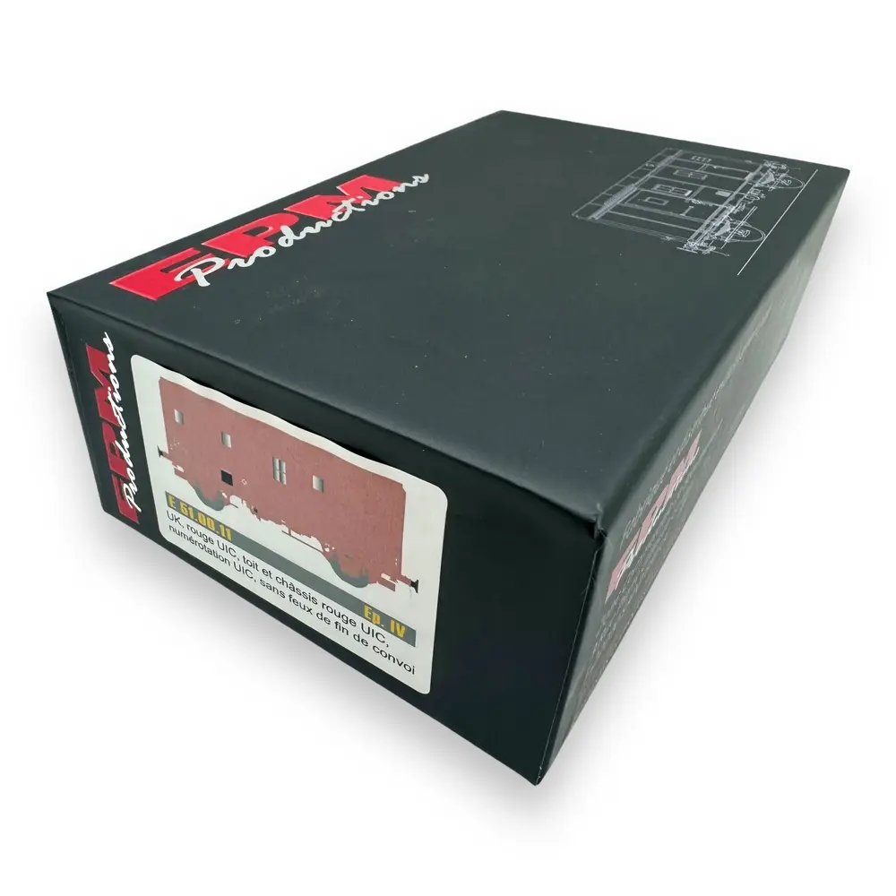 Fourgon UK - Epm E 51.00.11 - HO 1/87 - SNCF - Ep IV - 2R - 4