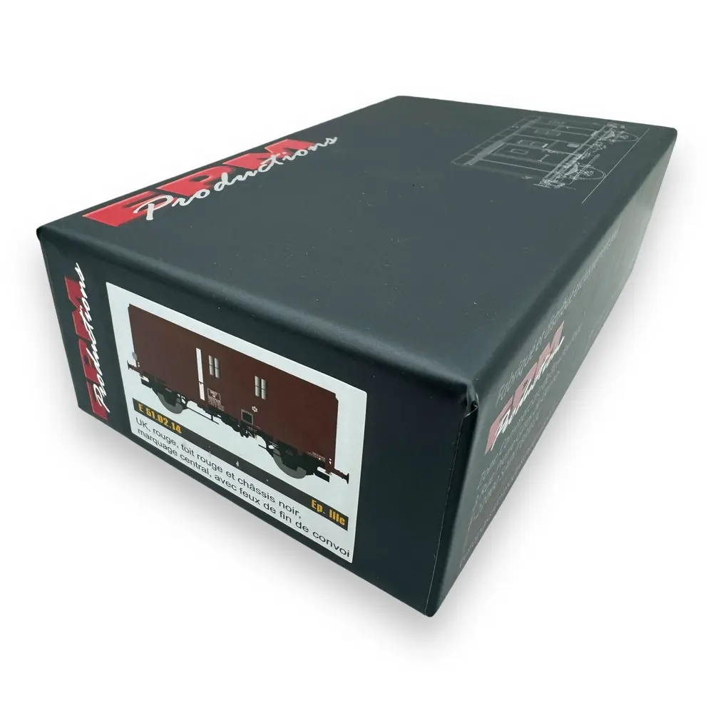 Fourgon M UK - Epm E 51.02.14 - HO 1/87 - SNCF - Ep III - 2R - 4