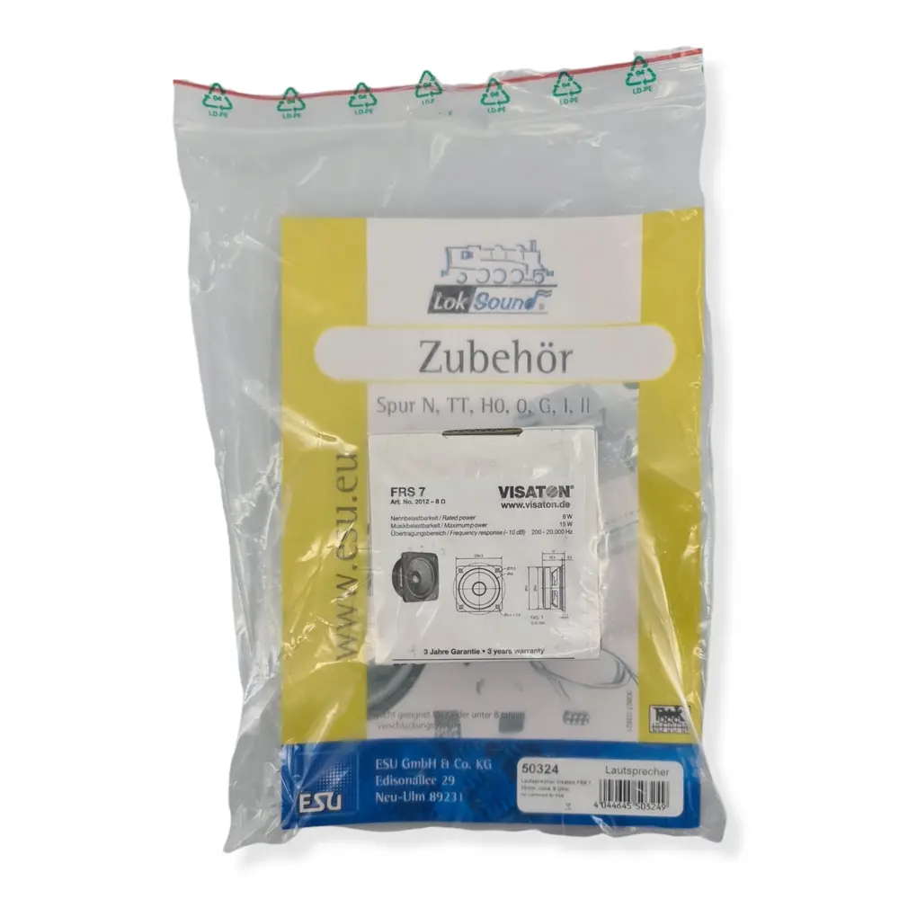 Haut-Parleur Visaton FRS 7, 70 mm, rond, 8 ohms ESU 50324 - 2