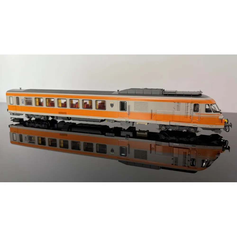 Rame RTG 5 éléments N°37 dépôt de Caen - EPM 221504AC - HO 1/87 - SNCF - Ep V - Analogique - 3R - 3