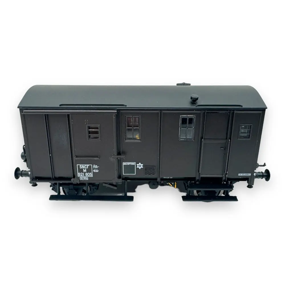 Fourgon M - Epm E 51.72.15 - HO 1/87 - SNCF - Ep III - 2R - 3