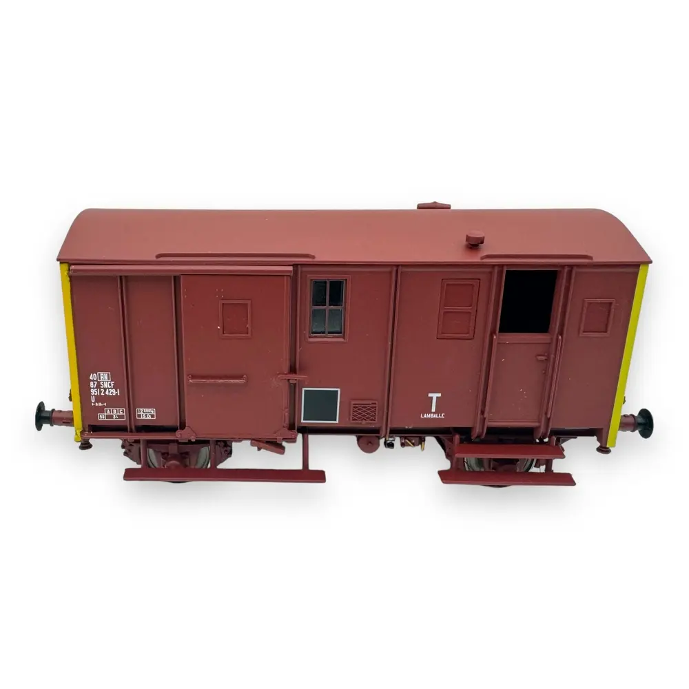 Fourgon UK - Epm E 51.02.10 - HO 1/87 - SNCF - Ep IV - 2R - 3