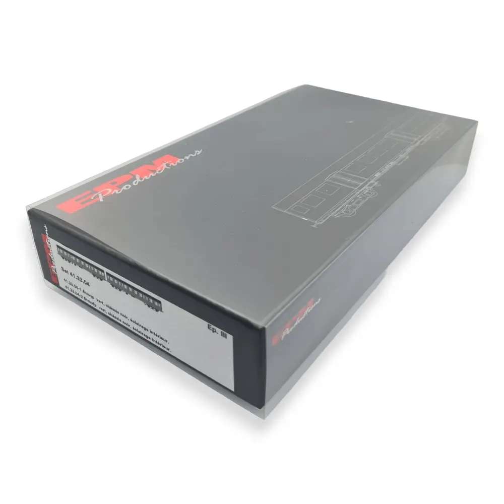 Set 2 voitures voyageurs - EPM 41.33.04 - HO 1/87 - SNCF - 4