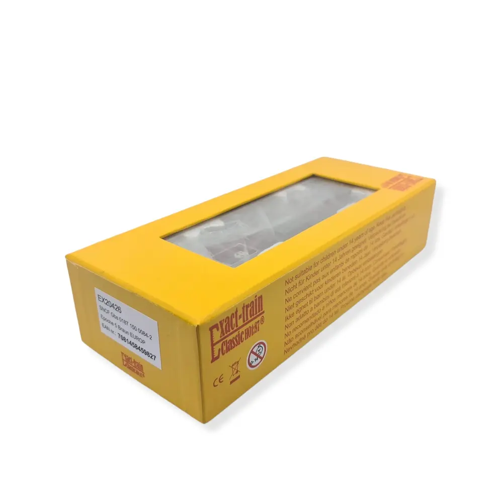 Wagon Couvert Gbs N°0187 150 0084-2 EXACT TRAIN 20426 - SNCF - HO 1/87 - EP V - 5