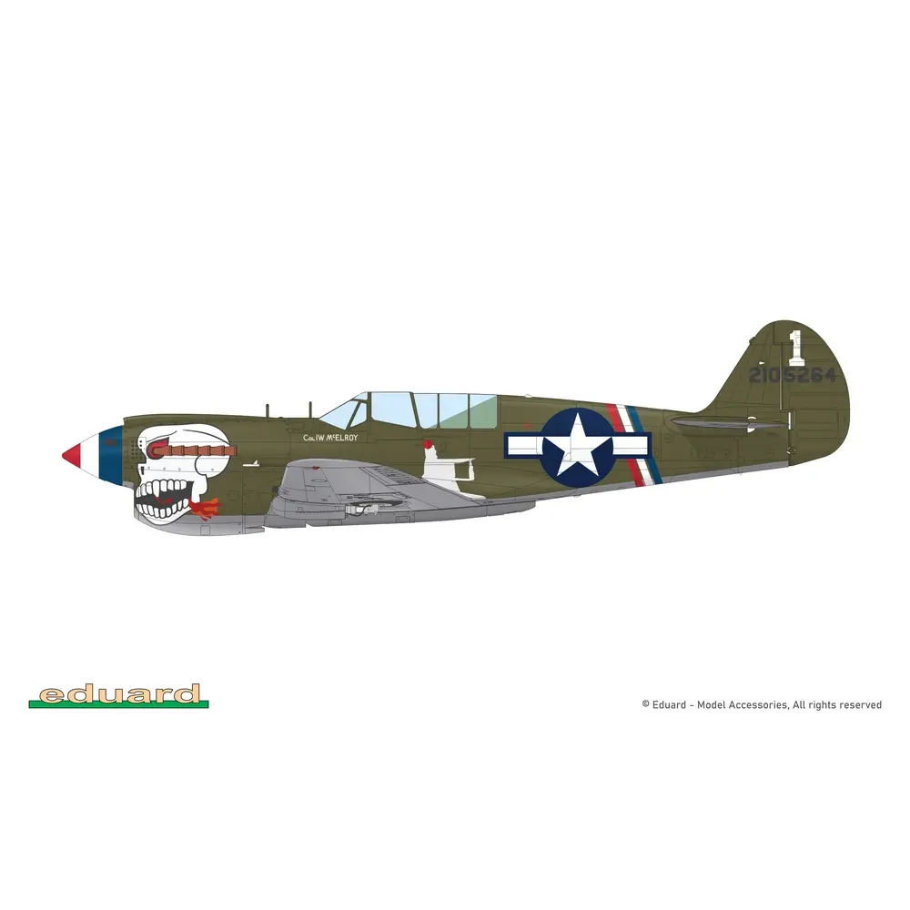 Avion P-40N Warhawk Royal Class Dual Combo - Eduard Plastic Kits 0025 - 1/48 - 23