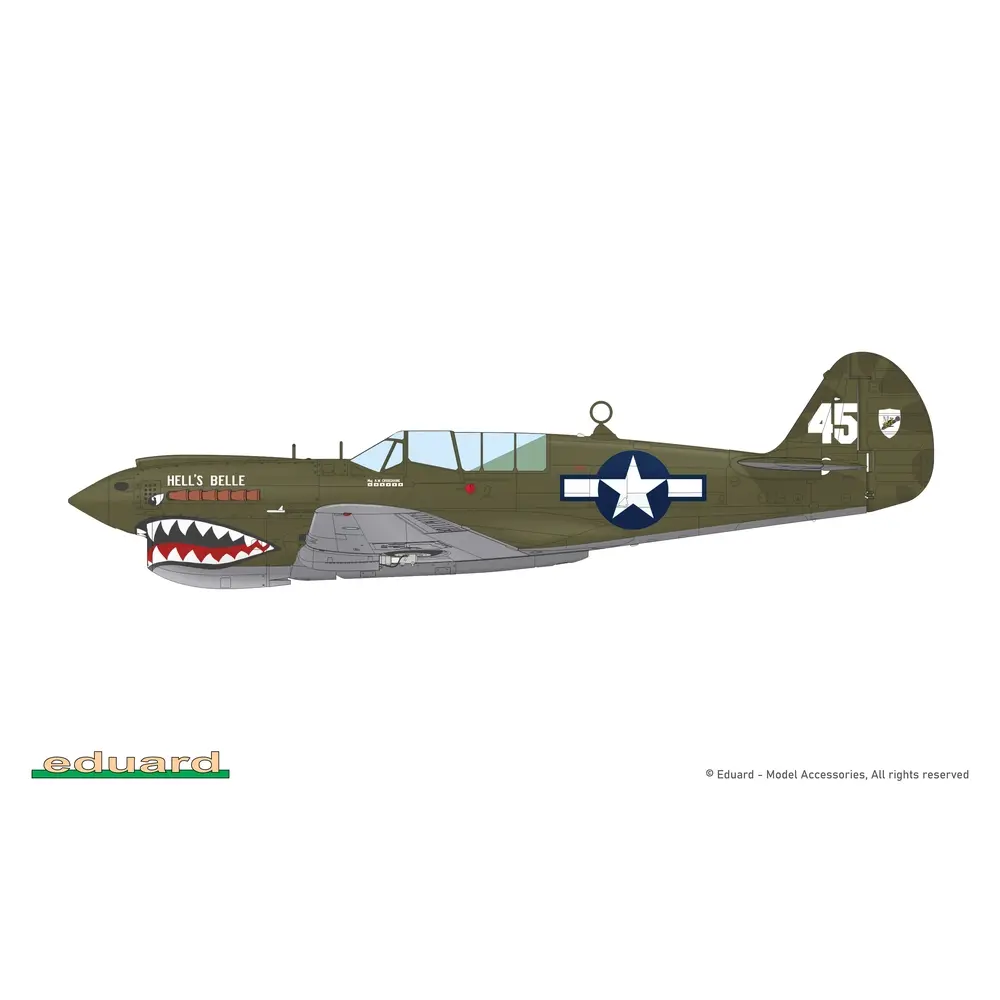 Avion P-40N Warhawk Royal Class Dual Combo - Eduard Plastic Kits 0025 - 1/48 - 26