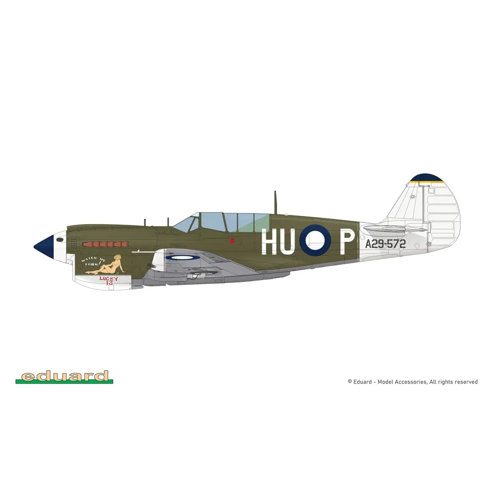 Avion P-40N Warhawk Royal Class Dual Combo - Eduard Plastic Kits 0025 - 1/48 - 27