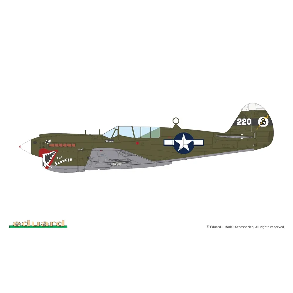 Avion P-40N Warhawk Royal Class Dual Combo - Eduard Plastic Kits 0025 - 1/48 - 22