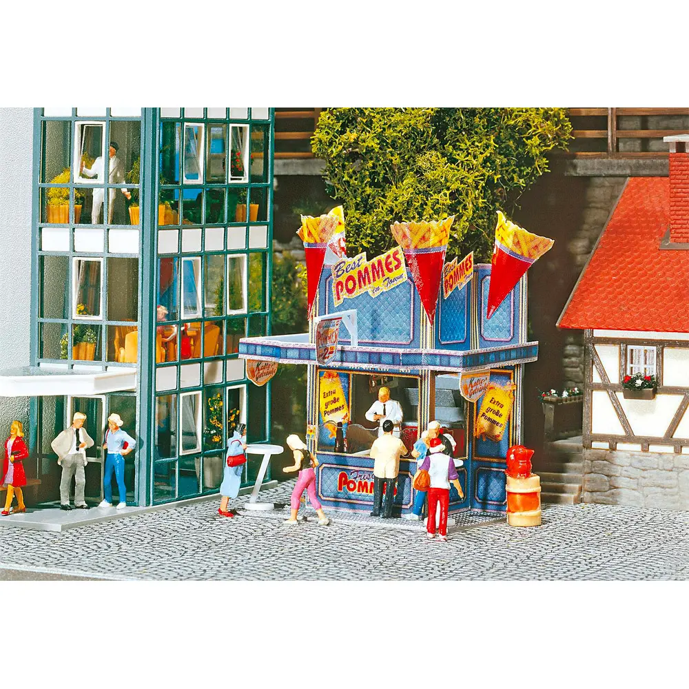 Stand forain Pommes frites XXL HO 1/87 - 3