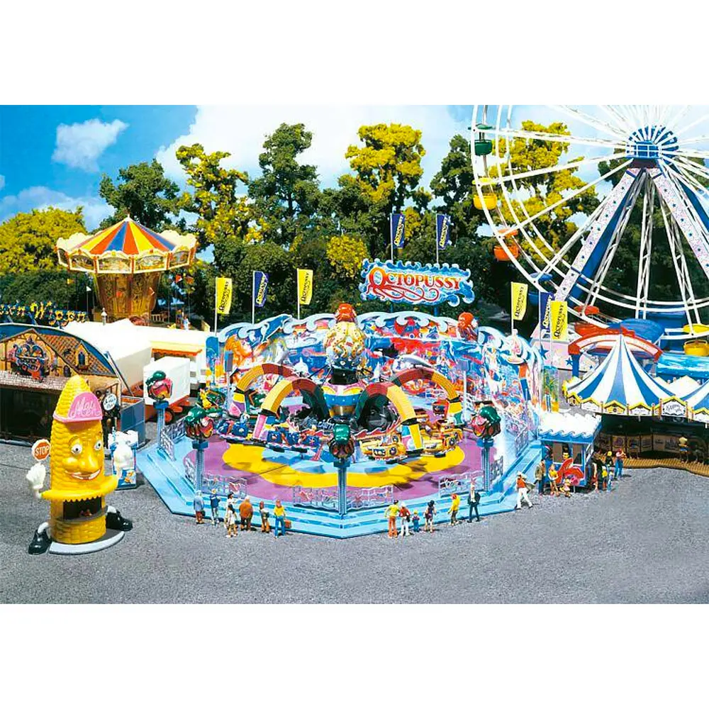 Manège "Octopussy" de fête foraine Faller 140426 - HO 1/87 - EP IV - 3