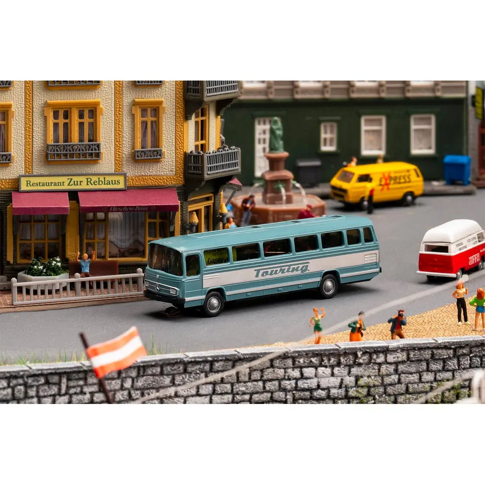MB O 302 Touring Autocar ( WIKING ) - Faller 162040 - N 1/160 - Ep IV - 2