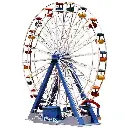 Manège "Grande roue" de fête foraine Faller 140312 - HO 1/87 - EP II - 2