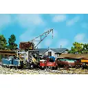 Grue portique FALLER 131370 - HO 1/87 - Ep III - 244x80x178mm - 4