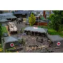 3 tentes médicales militaires FALLER 144109 - HO 1/87 - EP V - 2