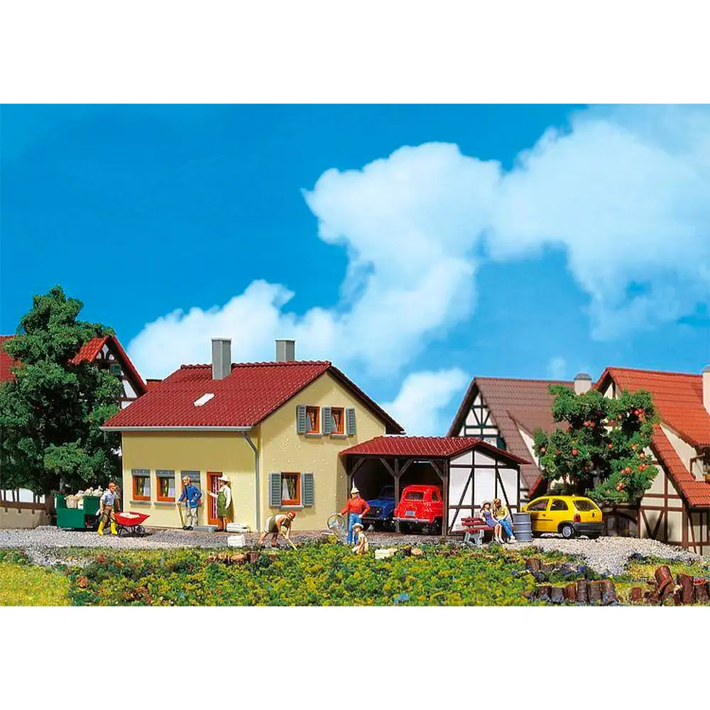 Maison de colons avec abri - FALLER 131358 - HO 1/87 - EP III - 2