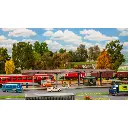 Pack de 2 quais couverts Faller 131366 - HO : 1/87 - EP II - 178 x 68 x 71 mm - 2