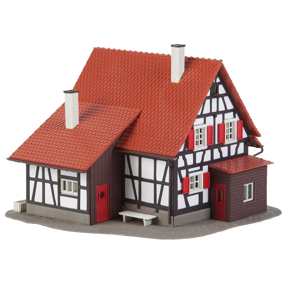 Maison à colombages - Faller 131374 - HO 1/87 - 121x126x95 mm - 2