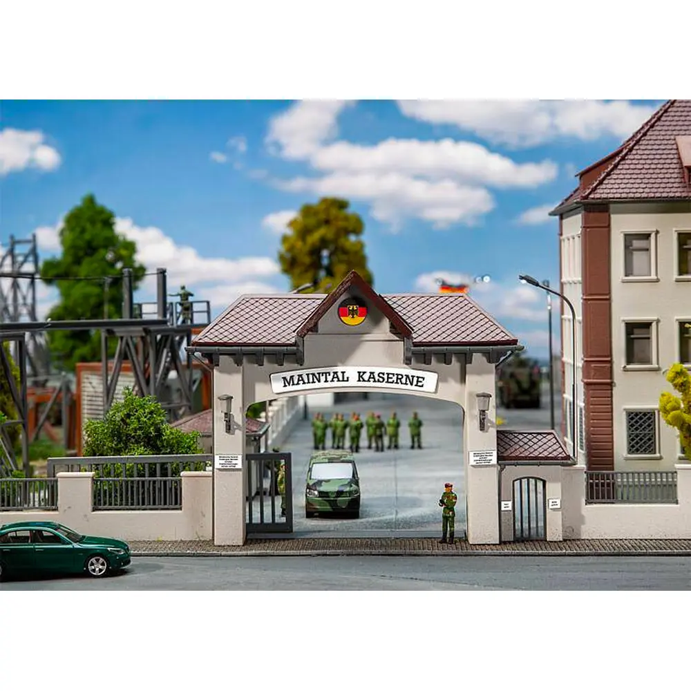 Entrée de caserne militaire - HO 1/87 ème - Faller 144100 - 2
