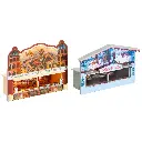 Stands de Foire - 96x32x77mm - 132 Pièces - Faller 140320 - EP. III - HO : 1/87  - 2