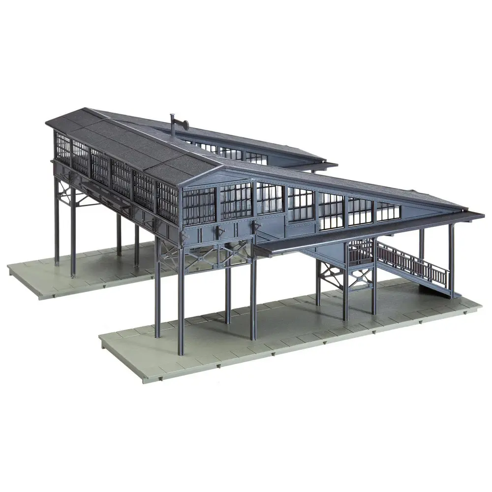 Passerelle de quai ferroviaire Faller 131378 - HO : 1/87 - EP II - 221 x 234 x 122 mm - 6