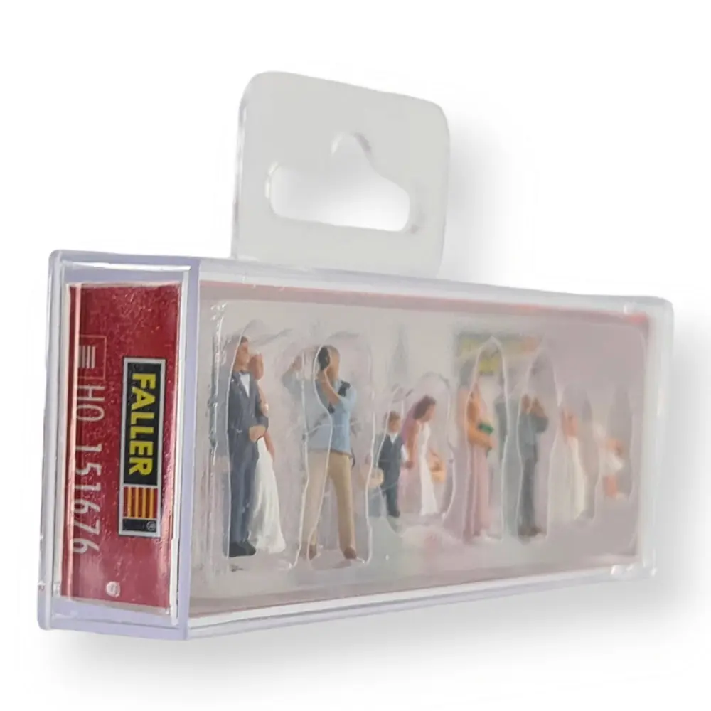 Lot 9 figurines au mariage Faller 151676 - HO 1/87 - 2