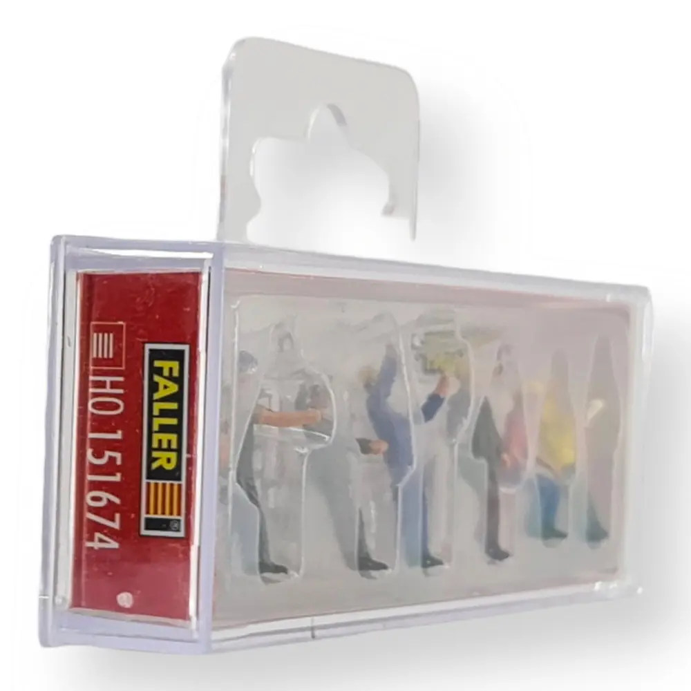 Figurines Mécaniciens industriels et ouvriers Faller 151674 - HO 1/87 - 2