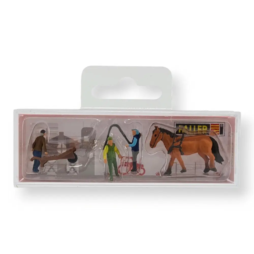 Figurines au centre équestre Faller 151923 - HO 1/87 - 3