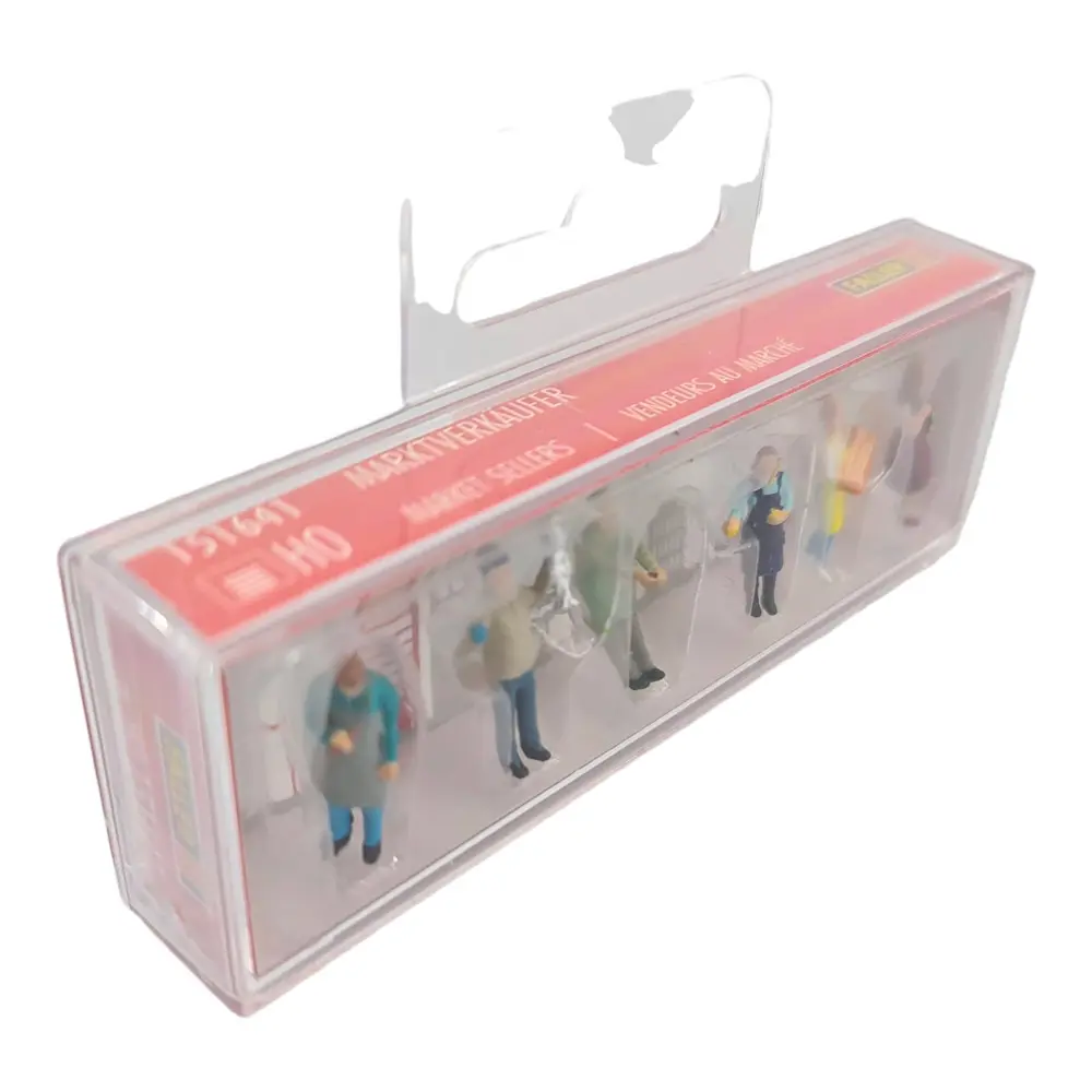 Set de 6 personnages "Vendeurs au marché" FALLER 151641 - HO 1/87 - 2
