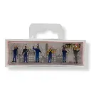 Lot de 6 mécaniciens industriels FALLER 151640 - HO : 1/87 - 3