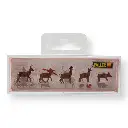 Pack de 5 chevreuils Faller 151924 - HO 1:87 - Peints - 3