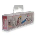 Lot de 5 Artistes de rue - Figurine - FALLER 151683 - Échelle HO 1/87 - 2