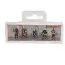 Lot de 5 pompiers époque VI | Set n°1 | Faller 151637 | HO 1/87  - 2