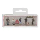 Set de 5 personnages "Vendeurs au marché de Noël" FALLER 151649 - HO 1/87 - 2