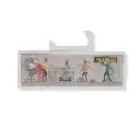 Lot de 5 personnages en skate et en patins Faller 151652 - HO : 1/87 - 2