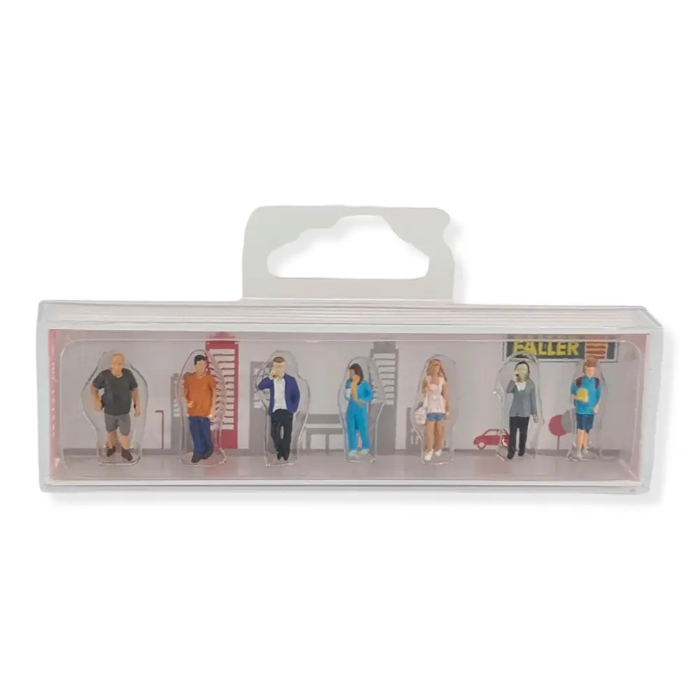 Lot de 6 personnages divers "Au centre-Ville" FALLER 151636 - HO 1/87 - 2